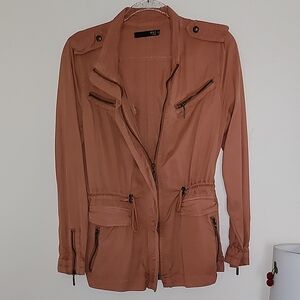 MAX Jeans Women's Utility Jacket in Tan